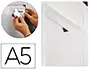Imagen Funda de presentacion tarifold kang easy clic adhesiva removible din a5 esquina magnetica capacidad 2