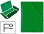 Imagen Carpeta gomas solapas carton saro tamao folio verde 2