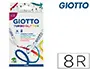 Imagen Rotulador giotto turbo glitter purpurina caja de 8 unidades 2