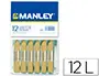 Imagen Lapices cera manley unicolor tierra sombra natural n 67 caja de 12 2