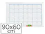 Imagen Planning magnetic.nobo mensual rotulable marco metalico 90x60 cm 2