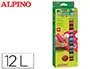 Imagen Tempera en barra alpino pintacolor caja de 12 colores surtidos 2