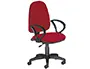 Imagen Silla rocada con brazos color burdeos diametro base 610 mm respaldo de 490 mm x 420 mm 2