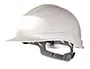 Imagen Casco de proteccion deltaplus polietileno especial para obra y trabajos electricos de baja tension color blanco 2