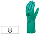 Imagen Guantes deltaplus tratado en nitrilo flocado de algodon especial para trabajos con liquidos quimicos talla 8 2