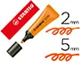 Imagen Rotulador stabilo fluorescente 72 naranja neon 2