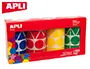 Imagen Gomets apli figuras surtidas t amao xl pack de 4 rollos colores surtidos 5428 unidades 2