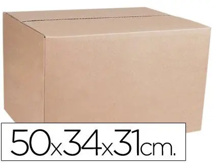 Imagen CAJA EMBALAR 500X340X310 CARTON 4.9