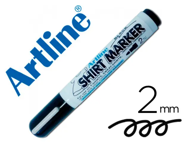 Imagen ROTULADOR ARTLINE CAMISETAS NEGRO
