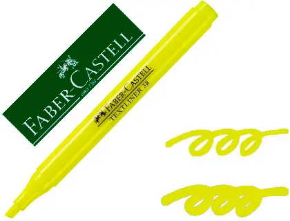 Imagen ROTULADOR FABER FLUORESCENTE TEXTLINER AMARILLO