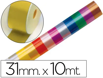 Imagen CINTA FANTASIA ORO DE 31mm X 10mts 10UND