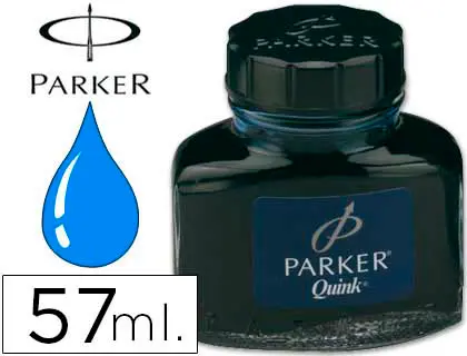 Imagen Tinta estilografica parker azul real frasco