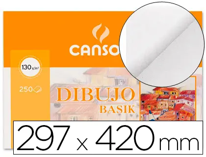 Imagen PAPEL DIBUJO BASIK A3 250 HOJAS