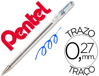 Imagen Boligrafo pentel bk-77 c azul