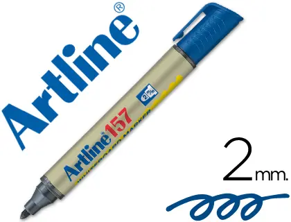 Imagen ROTULADOR ARTLINE PIZARRA AZUL 2MM