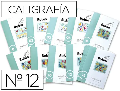 Imagen CUADERNO RUBIO ESCRITURA 12