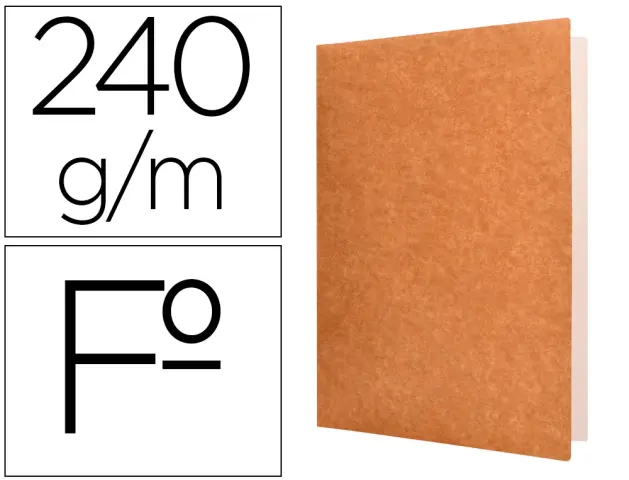 Imagen SUBCARPETA KRAFT INTERIOR BLANCO F 50 und. 240 gr.