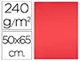 Imagen Cartulina liderpapel 50x65 cm 240g/m2 rojo paquete de 25 unidades 2