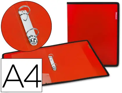 Imagen CARPETA BEAUTONE 2 ANILLAS ROJA