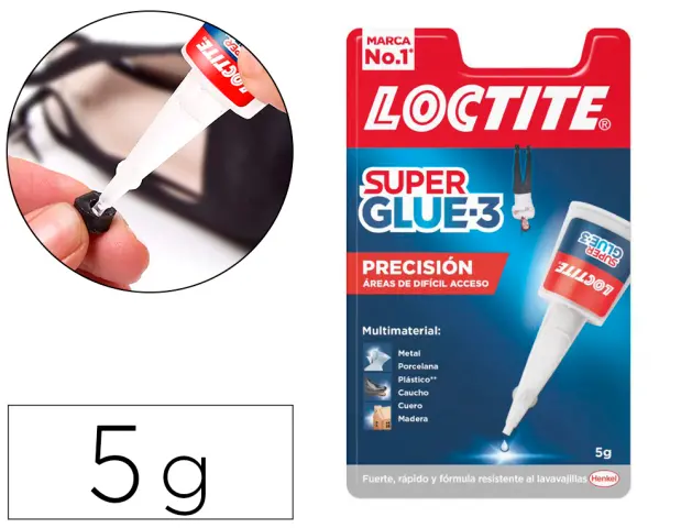 Imagen PEGAMENTO LOCTITE 5 GRS ADHESIVO INSTANTANEO