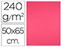 Imagen Cartulina liderpapel 50x65 cm 240g/m2 fucsia paquete de 25 unidades 2