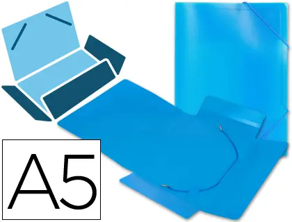 Imagen CARPETA PORTADOCUMENTOS A5 AZUL