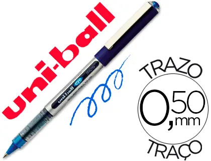 Imagen Rotulador uni-ball roller ub-150 micro eye azul 0.5 mm -unidad.