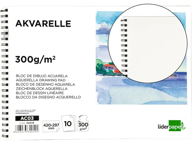 Imagen BLOC DEDIBUJO ACUARELA 300G