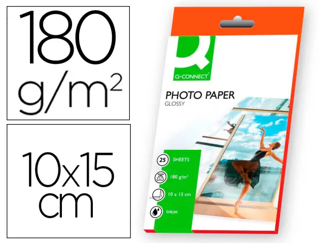 Imagen PAPEL FOTO GLOSSY 180GRS 25H