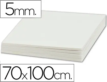 Imagen CARTON PLUMA 70X100CMS 5 MM GROSOR