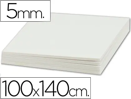 Imagen CARTON PLUMA 100X140CMS 5 MM GROSOR