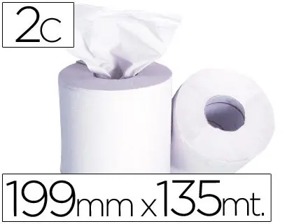 Papel Higiénico Industrial Amoos 2 Capas 120 M (pack 18 rollos)