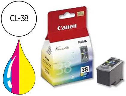 Imagen INK JET CANON N 38 ORIGINAL COLOR