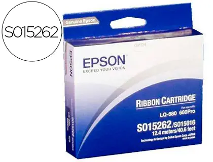 Imagen CINTA IMPRESORA EPSON LQ680 NEGRA