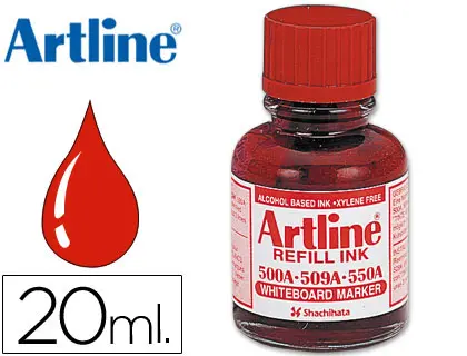 Imagen TINTA ARTLINE ROJA PARA PIZARRA