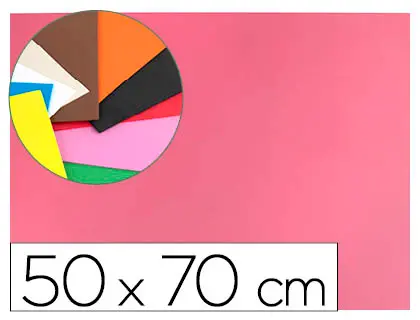 Imagen GOMA EVA LIDERPAPEL 50X70 1.5 MM ROSA