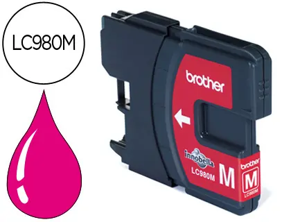 Imagen INK-JET BROTHER LC980 MAGENTA ORIGI