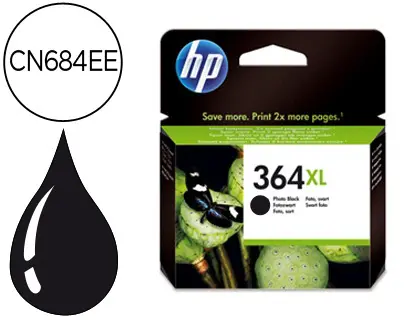 Imagen INK-JET HP ORG. 364XL  NEGRO