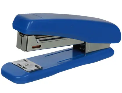 Imagen Grapadora q-connect kf11064 plastico azul capacidad 25 hojas