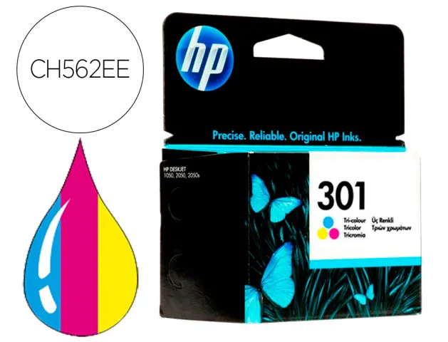 Imagen INK JET HP ORIG. 301 COLOR