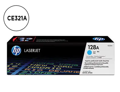 Imagen TONER HP LASERJET CE321A N128 CYAN