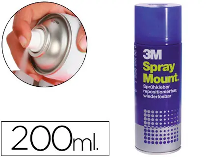 Imagen PEGAMENTO SPRAY MOUNT ADHESIVO REPOSICIONABLE