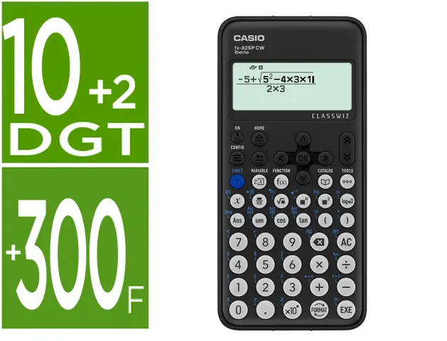 Imagen Calculadora casio fx-82 spxii iberia classwizz cientifica 292 funciones 9 memorias con tapa. 