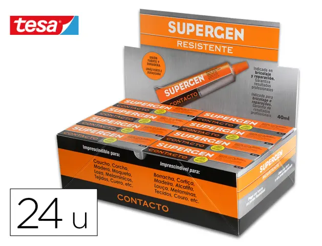 Imagen PEGAMENTO SUPERGEN CONTACTO INCOLORO 40 ML