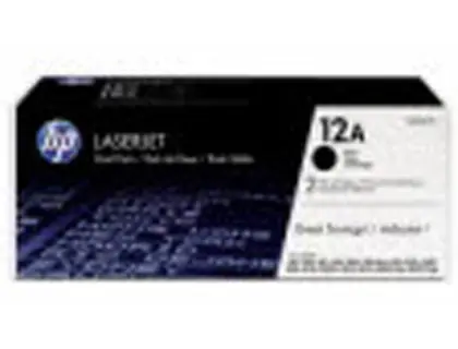 Imagen Toner hp laserjet Q2612A 1010 1012 1015 1018 1020 1022 3015 3020 3030 3050 3052 3055 12A negro -2.000pag-.