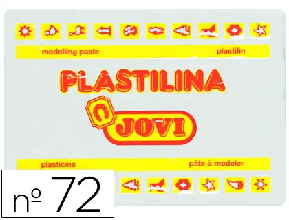 Imagen PLASTILINA JOVI 72 BLANCO -UNIDAD -TAMAO GRANDE