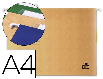 Imagen Carpeta colgante liderpapel a4 kraft 10 unidad