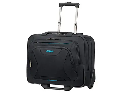 Imagen Maletin samsonite american tourister work para portatil de 15,6" con ruedas y compartimento para ropa color