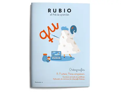 Imagen Cuaderno rubio ortografia 8-9 aos para empezar