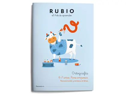 Imagen Cuaderno rubio ortografia 6-7 aos para empezar